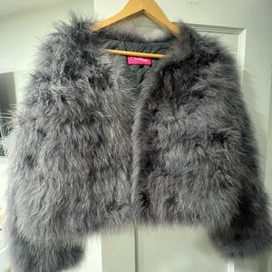 Turkey Feather Bolero Jacket